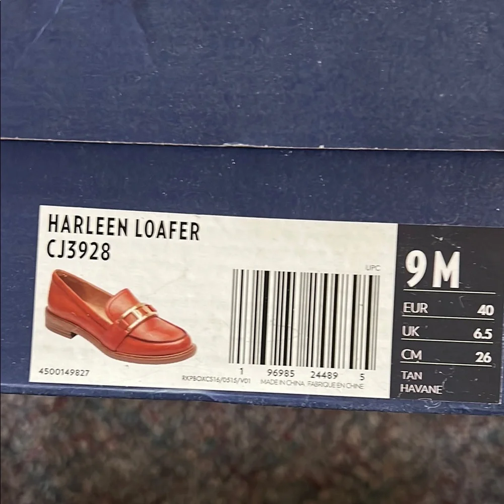 Rockport Tan and Gold Loafers with Elegant Design - Picture 4 of 5